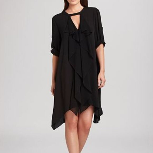 BCBGMaxAzria Black Flowy Dress - Picture 9 of 9